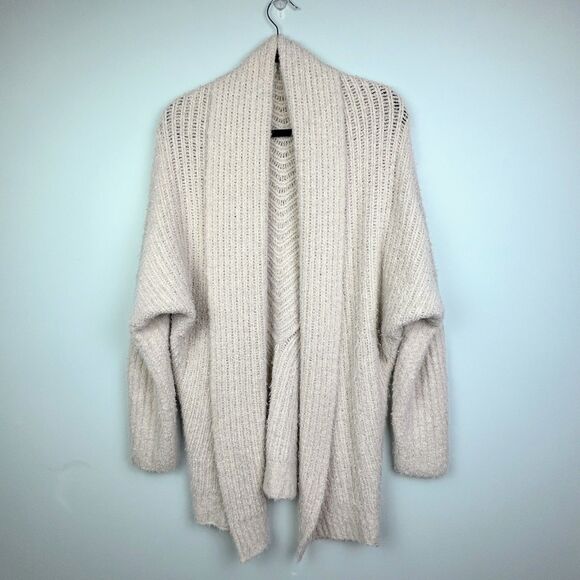 Sleeping on Snow Anthropologie Open Front Cardigan Sweater Merino Wool Alpaca M - Picture 2 of 15